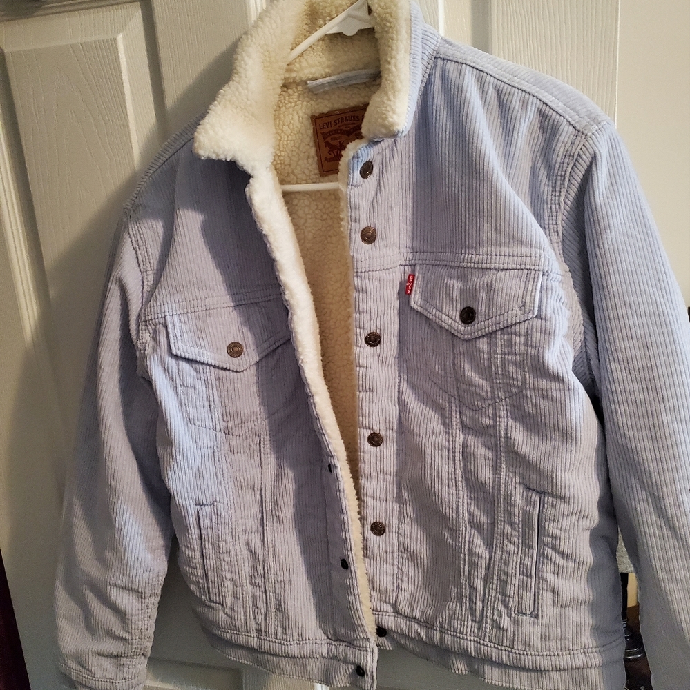 Levi Sherpa lined coat